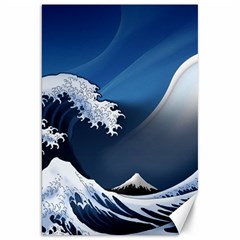 The Great Wave Off Kanagawa Canvas 20  X 30  by Grandong