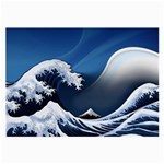 The Great Wave Off Kanagawa Large Glasses Cloth (2 Sides) Front