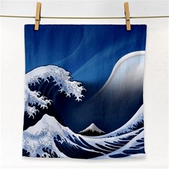 The Great Wave Off Kanagawa Face Towel by Grandong