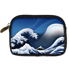 The Great Wave Off Kanagawa Digital Camera Leather Case by Grandong