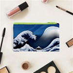 The Great Wave Off Kanagawa Cosmetic Bag (XS) Back