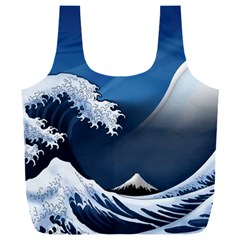 The Great Wave Off Kanagawa Full Print Recycle Bag (xxl) by Grandong