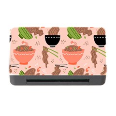 Doodle Yakisoba Seamless Pattern Background Cartoon Japanese Street Food Memory Card Reader With Cf by Grandong