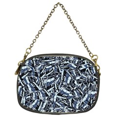 Cobalt Kaleidoscope Print Pattern Design Chain Purse (one Side) by dflcprintsclothing