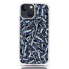 Cobalt Kaleidoscope Print Pattern Design Iphone 13 Mini Tpu Uv Print Case by dflcprintsclothing