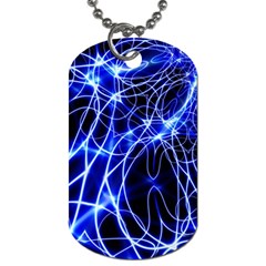 Lines Flash Light Mystical Fantasy Dog Tag (one Side)