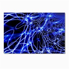 Lines Flash Light Mystical Fantasy Postcard 4 x 6  (pkg Of 10) by Dutashop