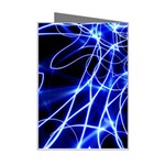 Lines Flash Light Mystical Fantasy Mini Greeting Card Right