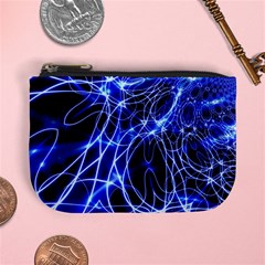 Lines Flash Light Mystical Fantasy Mini Coin Purse by Dutashop