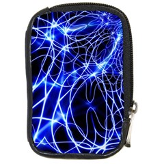 Lines Flash Light Mystical Fantasy Compact Camera Leather Case by Dutashop