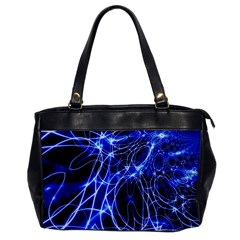 Lines Flash Light Mystical Fantasy Oversize Office Handbag by Dutashop