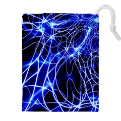 Lines Flash Light Mystical Fantasy Drawstring Pouch (5xl) by Dutashop