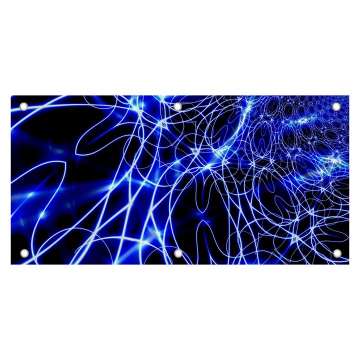 Lines Flash Light Mystical Fantasy Banner and Sign 6  x 3 