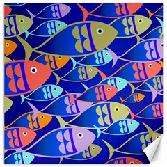 Sea Fish Illustrations Canvas 12  X 12  by Mariart