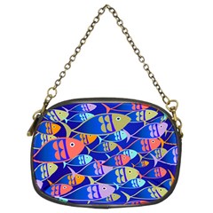 Sea Fish Illustrations Chain Purse (two Sides) by Mariart