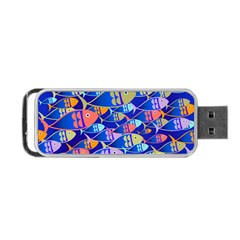 Sea Fish Illustrations Portable Usb Flash (two Sides) by Mariart