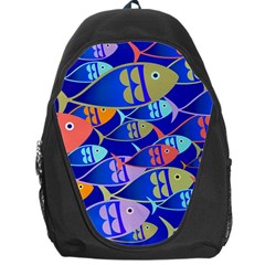 Sea Fish Illustrations Backpack Bag by Mariart