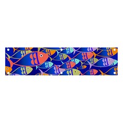 Sea Fish Illustrations Banner And Sign 4  X 1 