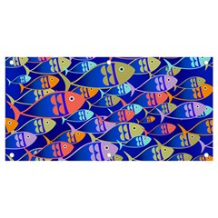 Sea Fish Illustrations Banner And Sign 4  X 2  by Mariart