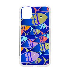 Sea Fish Illustrations Iphone 11 Tpu Uv Print Case by Mariart