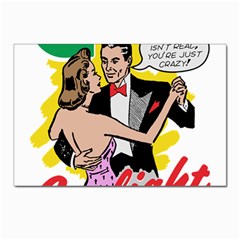 G Is For Gaslight Funny Dance1-01 Postcard 4 x 6  (Pkg of 10)