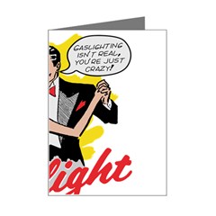 G Is For Gaslight Funny Dance1-01 Mini Greeting Card