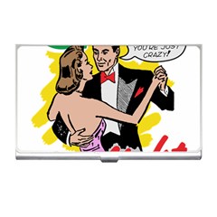 G Is For Gaslight Funny Dance1-01 Business Card Holder