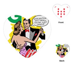 G Is For Gaslight Funny Dance1-01 Playing Cards Single Design (Heart)