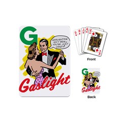 G Is For Gaslight Funny Dance1-01 Playing Cards Single Design (Mini)