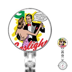 G Is For Gaslight Funny Dance1-01 Stainless Steel Nurses Watch