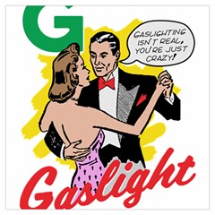 G Is For Gaslight Funny Dance1-01 Lightweight Scarf 