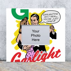 G Is For Gaslight Funny Dance1-01 White Wall Photo Frame 5  x 7 