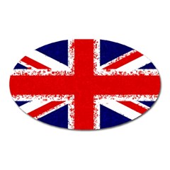 Union Jack London Flag Uk Oval Magnet by Celenk