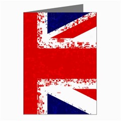 Union Jack London Flag Uk Greeting Cards (pkg Of 8)