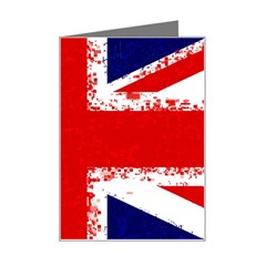 Union Jack London Flag Uk Mini Greeting Card by Celenk