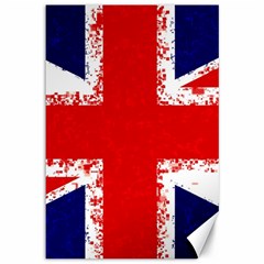 Union Jack London Flag Uk Canvas 12  X 18  by Celenk