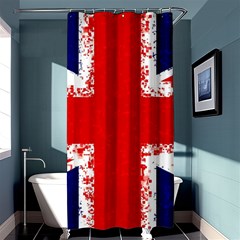 Union Jack London Flag Uk Shower Curtain 36  X 72  (stall)  by Celenk