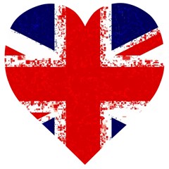 Union Jack London Flag Uk Wooden Puzzle Heart by Celenk