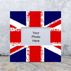 Union Jack London Flag Uk White Box Photo Frame 4  X 6  by Celenk