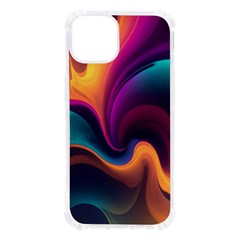 Abstract Colorful Waves Painting iPhone 13 TPU UV Print Case