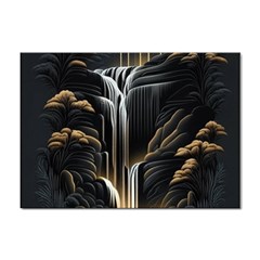 Waterfall Water Nature Springs Sticker A4 (10 Pack) by Simbadda