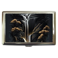 Waterfall Water Nature Springs Cigarette Money Case by Simbadda