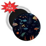 Underwater Ocean Animals Sea 2.25  Magnets (10 pack)  Front