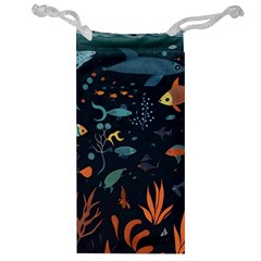 Underwater Ocean Animals Sea Jewelry Bag by Simbadda