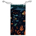 Underwater Ocean Animals Sea Jewelry Bag Back