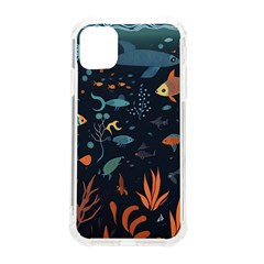 Underwater Ocean Animals Sea Iphone 11 Tpu Uv Print Case by Simbadda