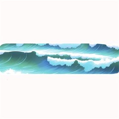 Ocean Sea Waves Beach Large Bar Mat by Simbadda