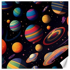 Planet Star Fantasy Canvas 12  X 12  by Simbadda