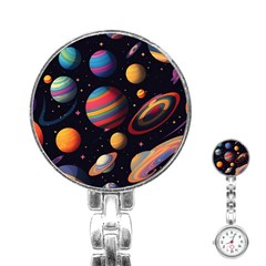 Planet Star Fantasy Stainless Steel Nurses Watch by Simbadda