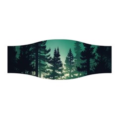 Magic Pine Forest Night Landscape Stretchable Headband by Simbadda